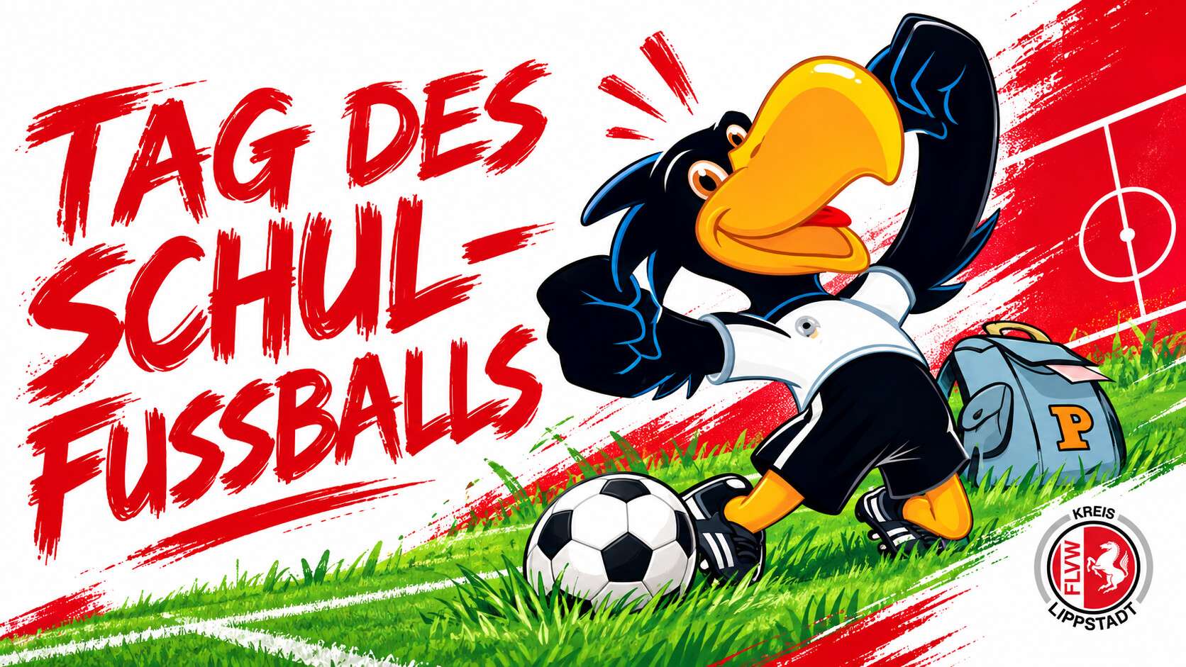 Logo Tag des Schulfußballs