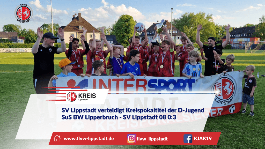 SV Lippstadt gewinnt D-Junioren Kreispokal 2024