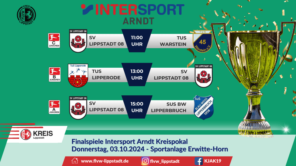 Kreispokalfinale 2024 A, B, C Lippstadt