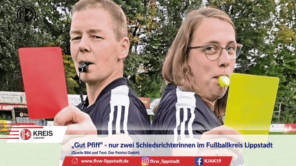 2 weibliche Schiedsrichter Kreis Lippstadt