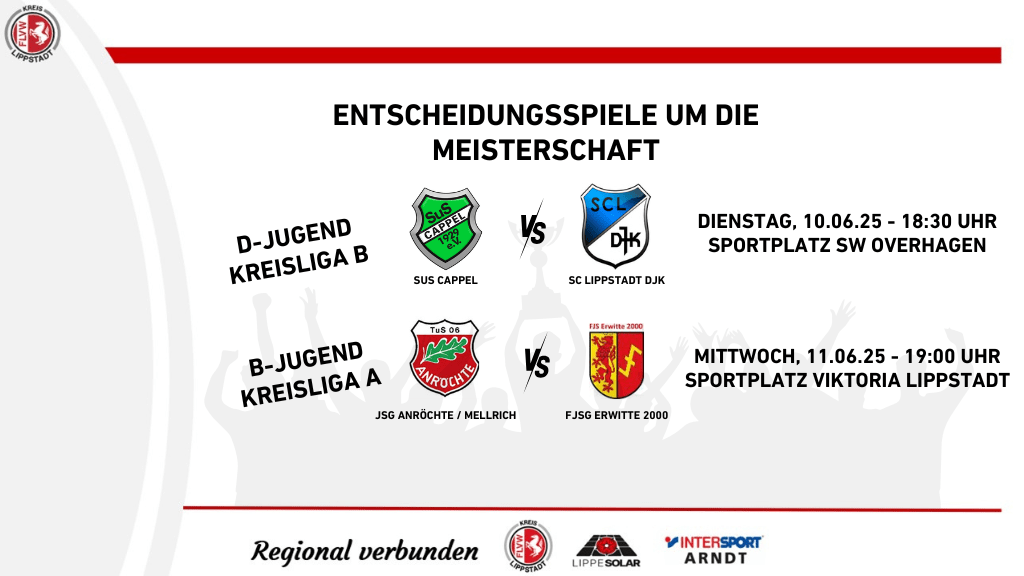 Entscheidungsspiele Meisterschaft Lippstadt